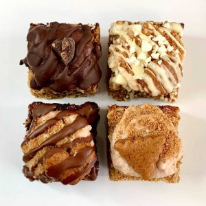 Voyage of Biscoffery vegan gluten-free flapjacks