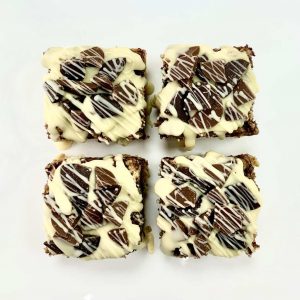 Vegan gluten-free Chonkolate flapjack treats