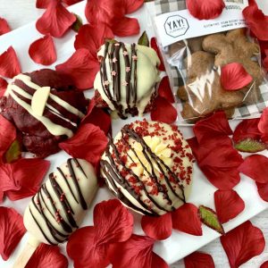 Valentine's Day mini hamper vegan gluten-free treats