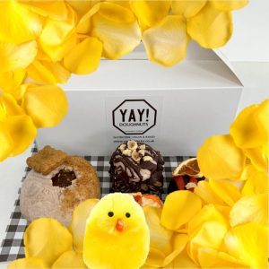 Easter 2 + 2 box vegan gluten free doughnuts flapjacks treats