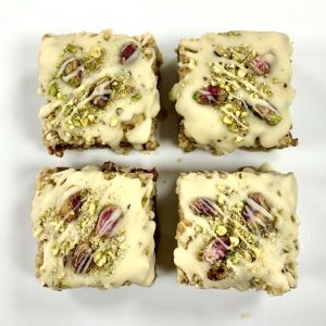 Platinum Blonde flapjack vegan gluten-free treat